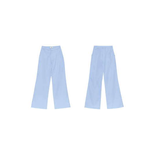 Ocean Mist Satin Pants